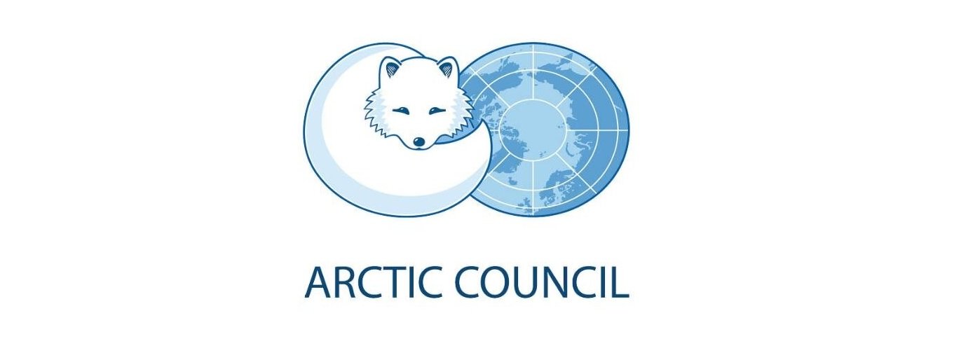 Arctic fox and Arctic map on logo