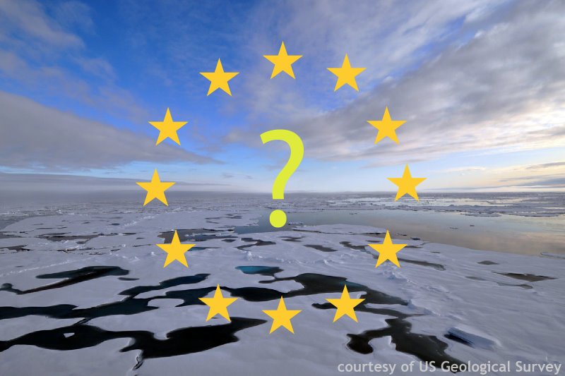 EU stars and question mark over Arctic ice