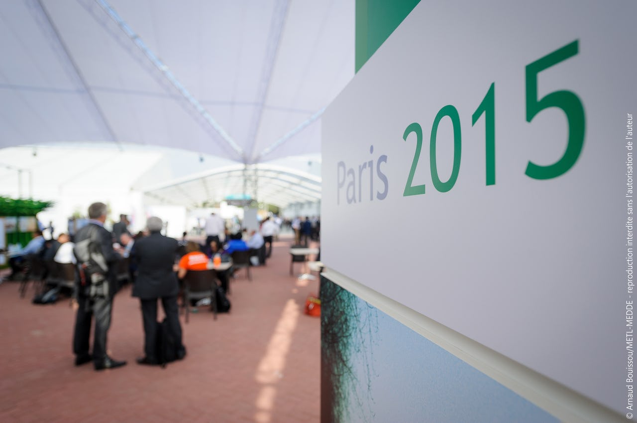 Sign at COP21