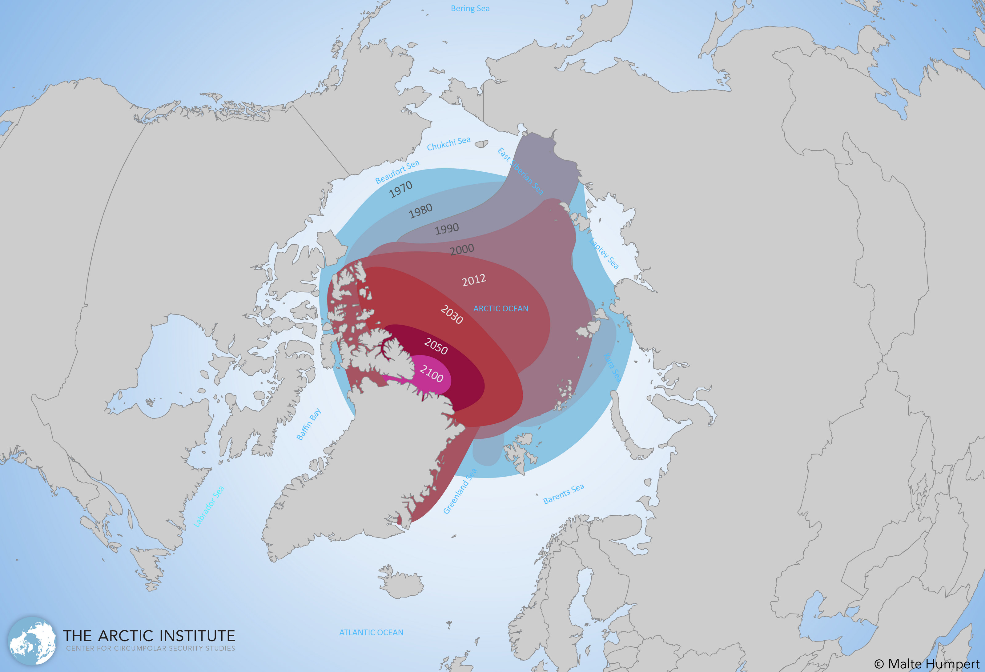 Summer Ice Extent 1970 2100 High Res 