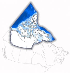 Map of Canada's Northern territories