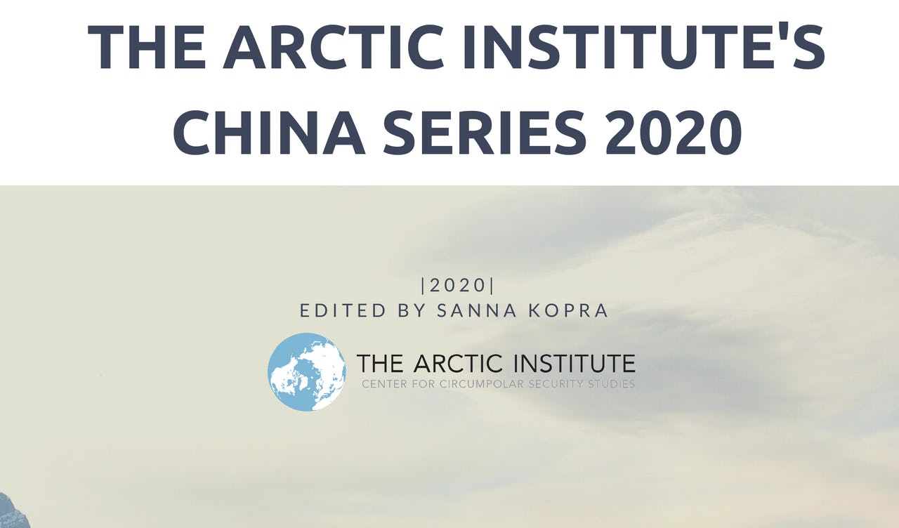 Front page of The Arctic Institute's China Series 2020 report