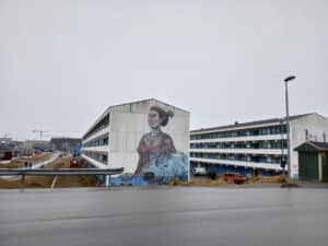 Street art on a bigger house wall