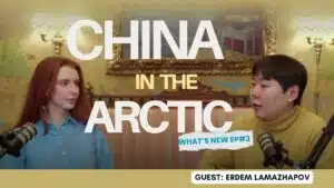 Screenshot of Serafima Andreeva and Erdem Lamazhapov talking