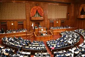 A full house for an extraordinary session of Diet in 2025 with the Prime Minister in attendance