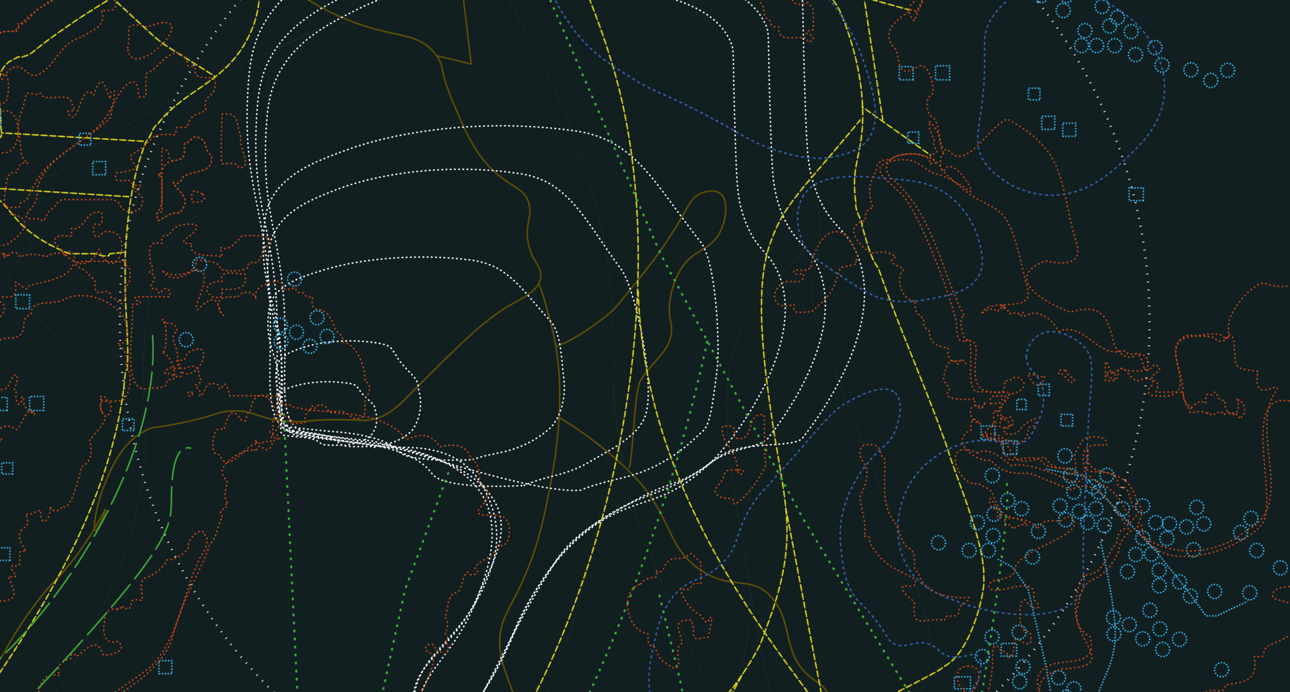 Arctic Ocean map showing ice boundaries, territorial claims, shipping lanes, oil and gas exploration zones, and wildlife migration routes